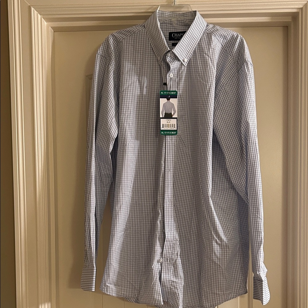 Chaps Long Sleeve Button Down Dress Shirt